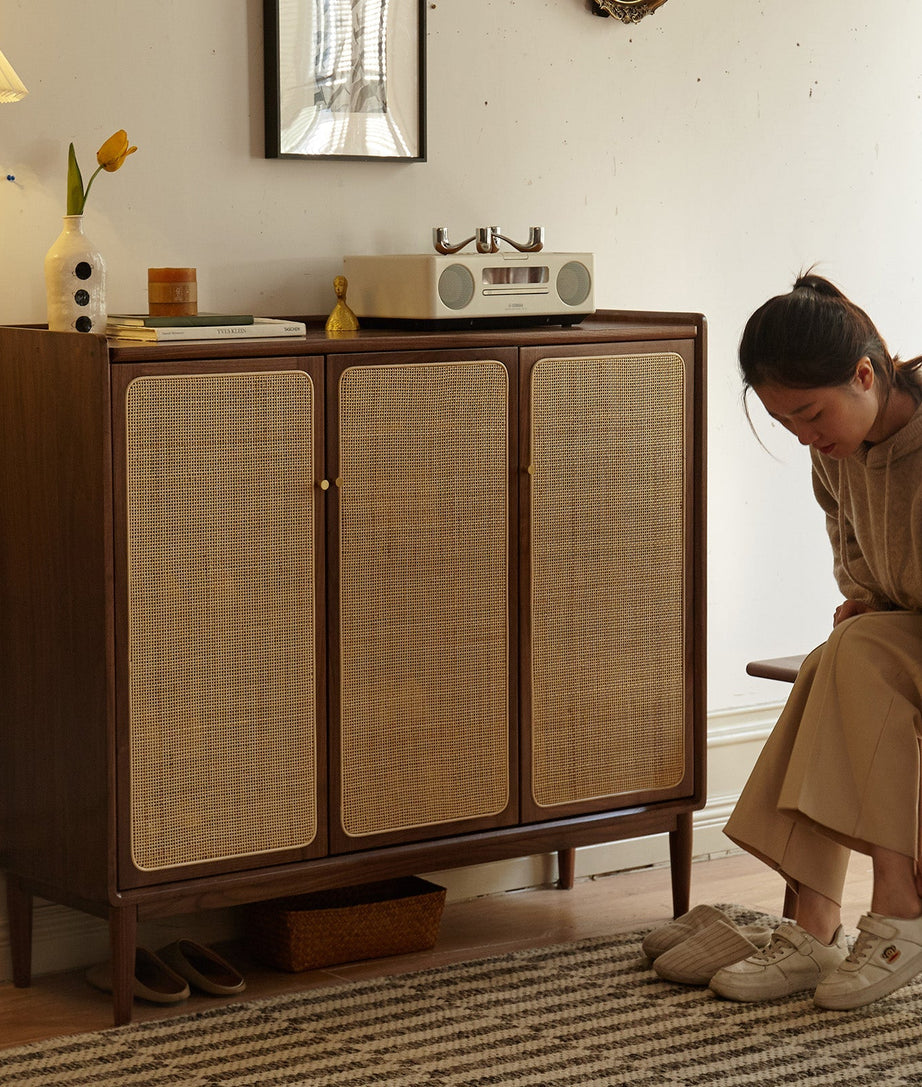 Brawn Shoe Cabinet - Ramgarh Crafts