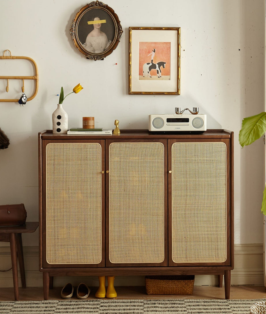 Brawn Shoe Cabinet - Ramgarh Crafts