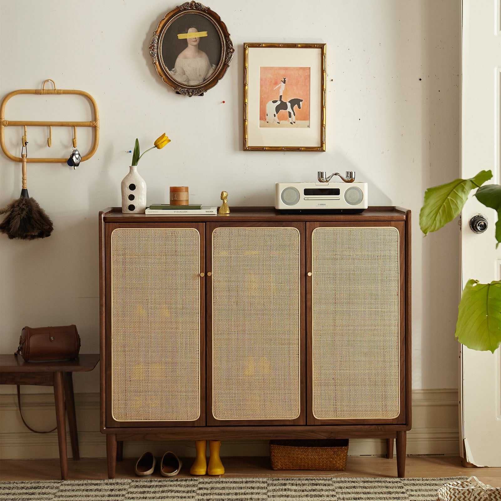 Brawn Shoe Cabinet - Ramgarh Crafts