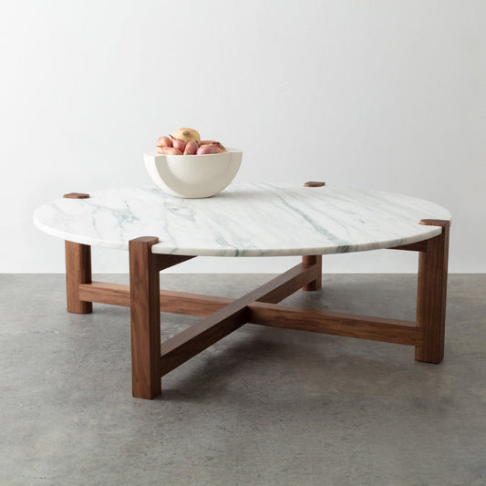 Brooks Round Coffee Table - Ramgarh Crafts