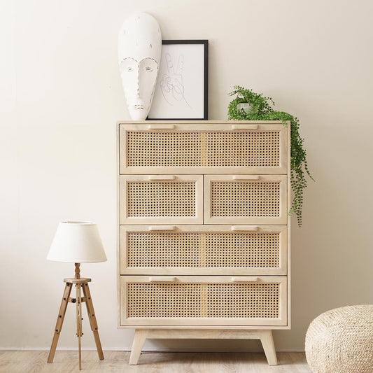 Castor Chest Of Drawer - Ramgarh Crafts