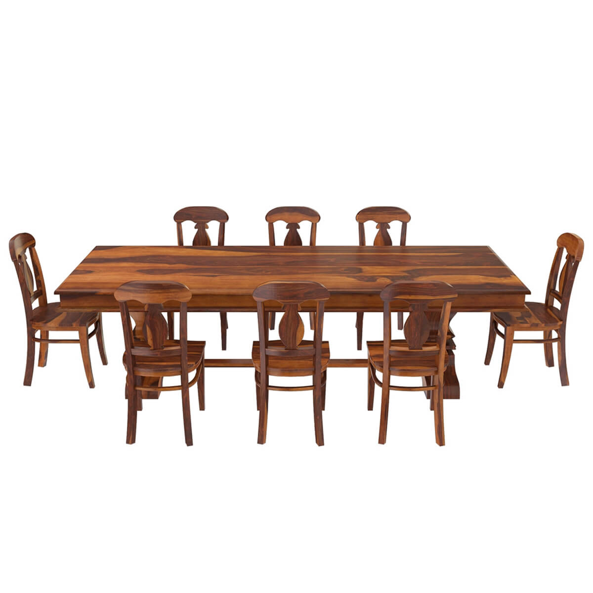 Coral Dining Set With 8 Chairs - Ramgarh Crafts