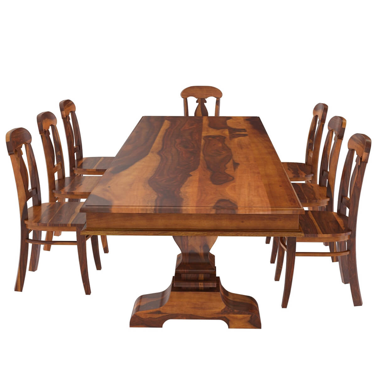 Coral Dining Set With 8 Chairs - Ramgarh Crafts
