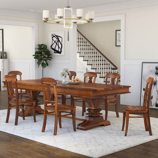 Coral Dining Set With 8 Chairs - Ramgarh Crafts