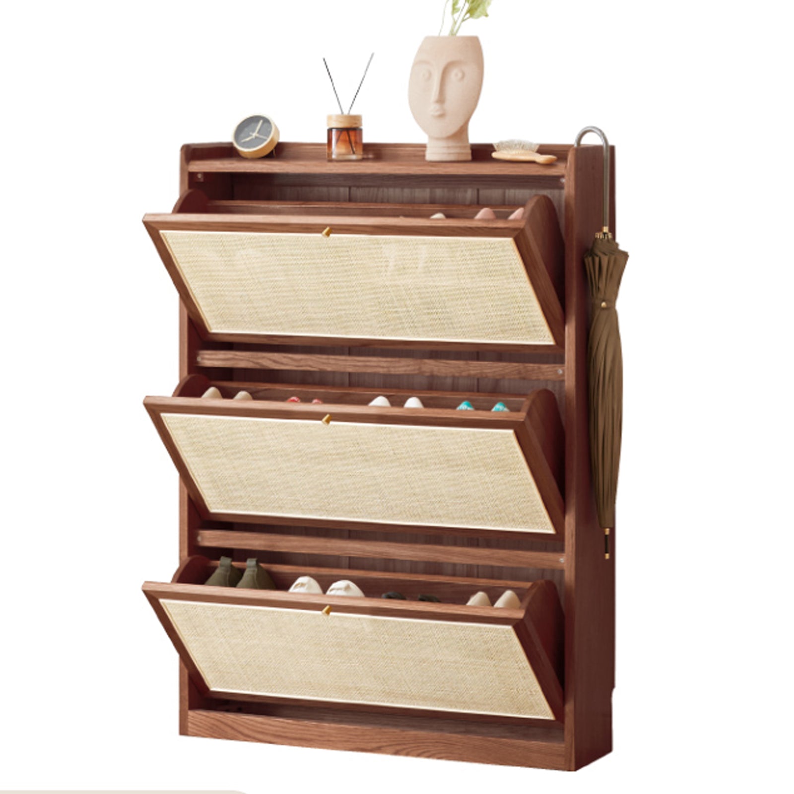 Grapple Shoe Cabinet - Ramgarh Crafts
