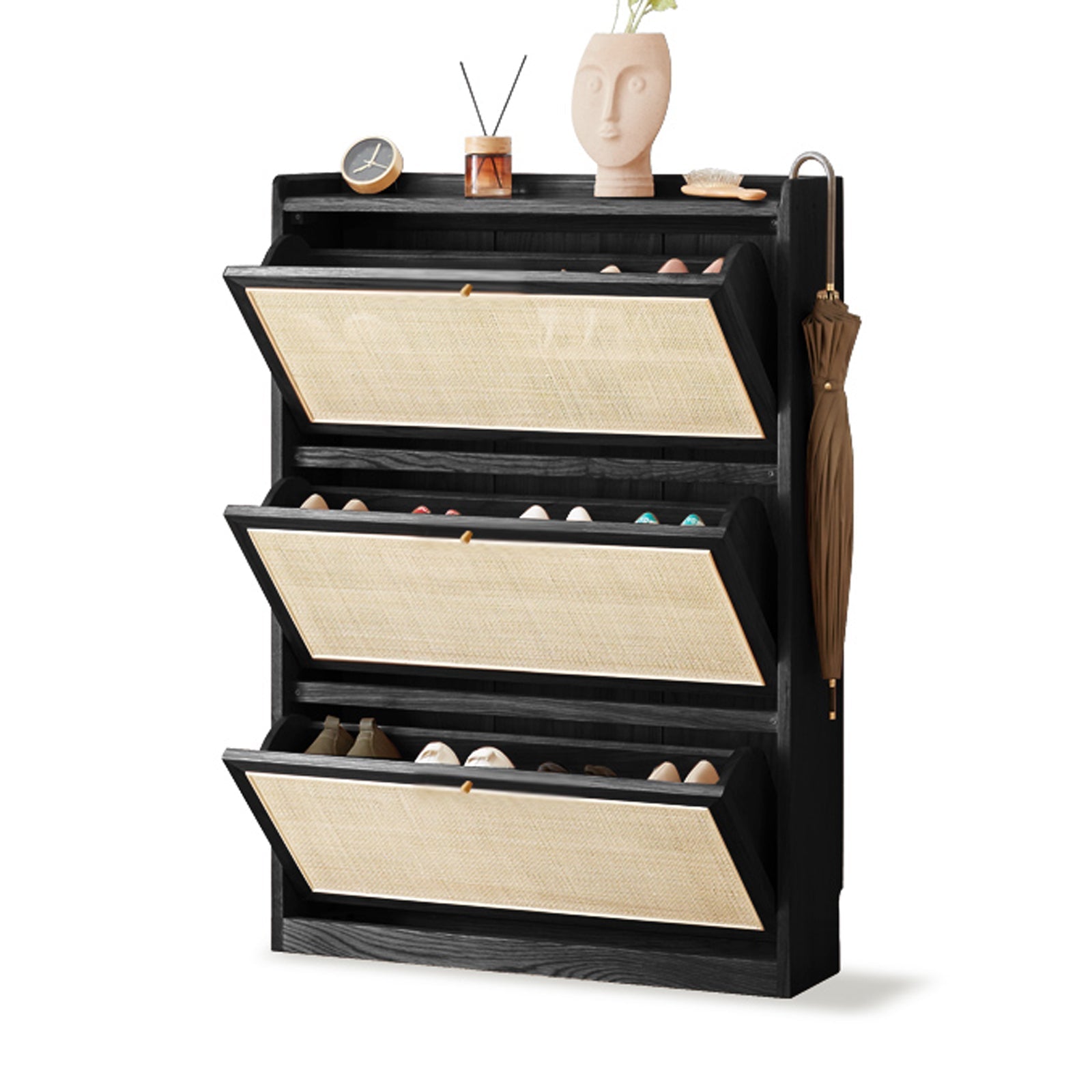 Grapple Shoe Cabinet - Ramgarh Crafts
