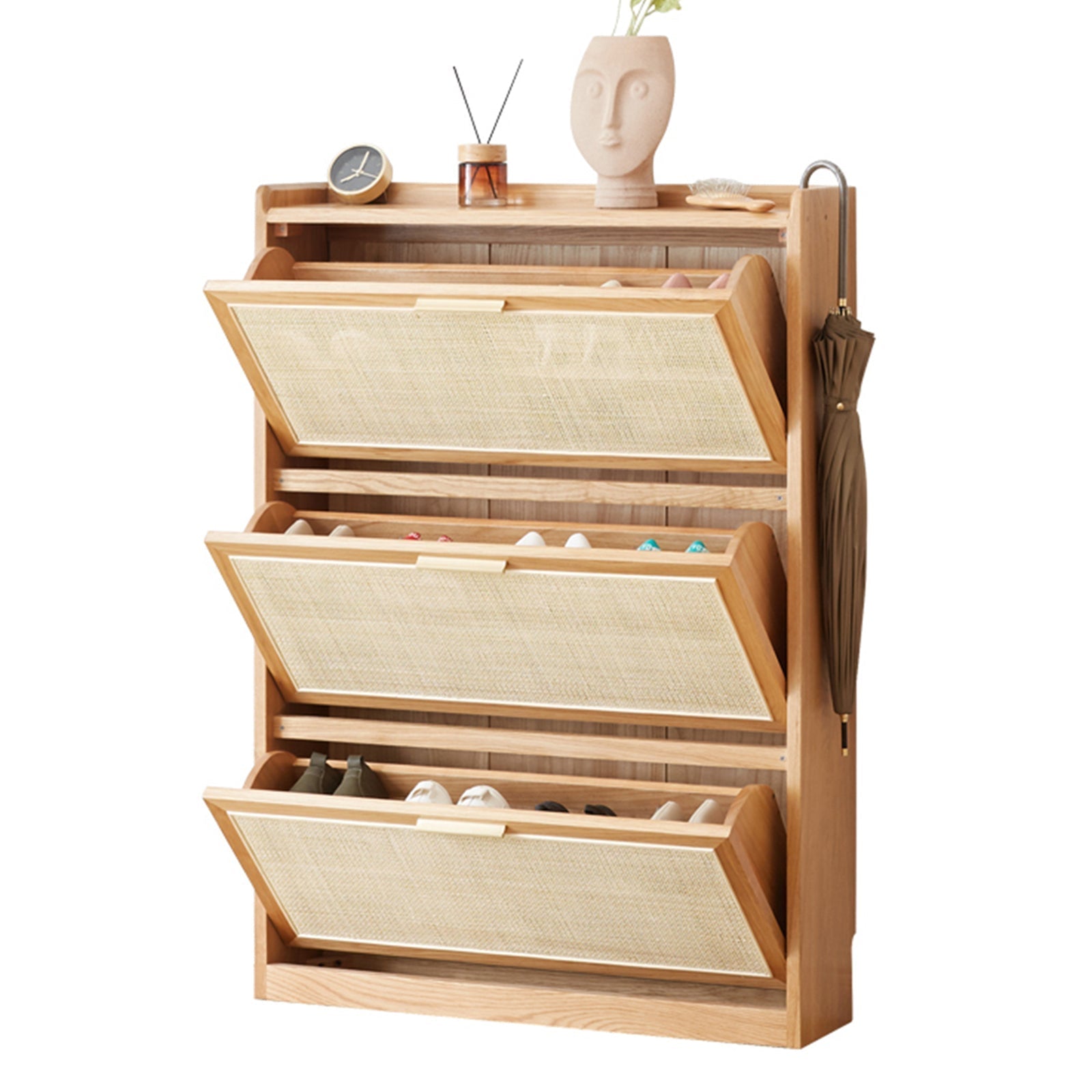 Grapple Shoe Cabinet - Ramgarh Crafts