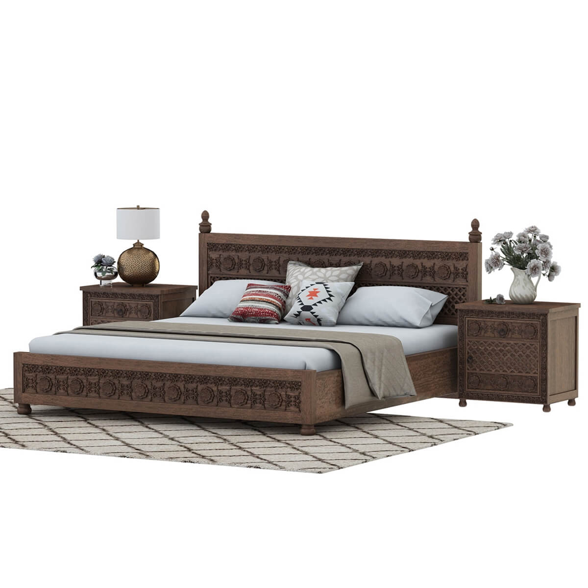 Hagnis Bed - Ramgarh Crafts