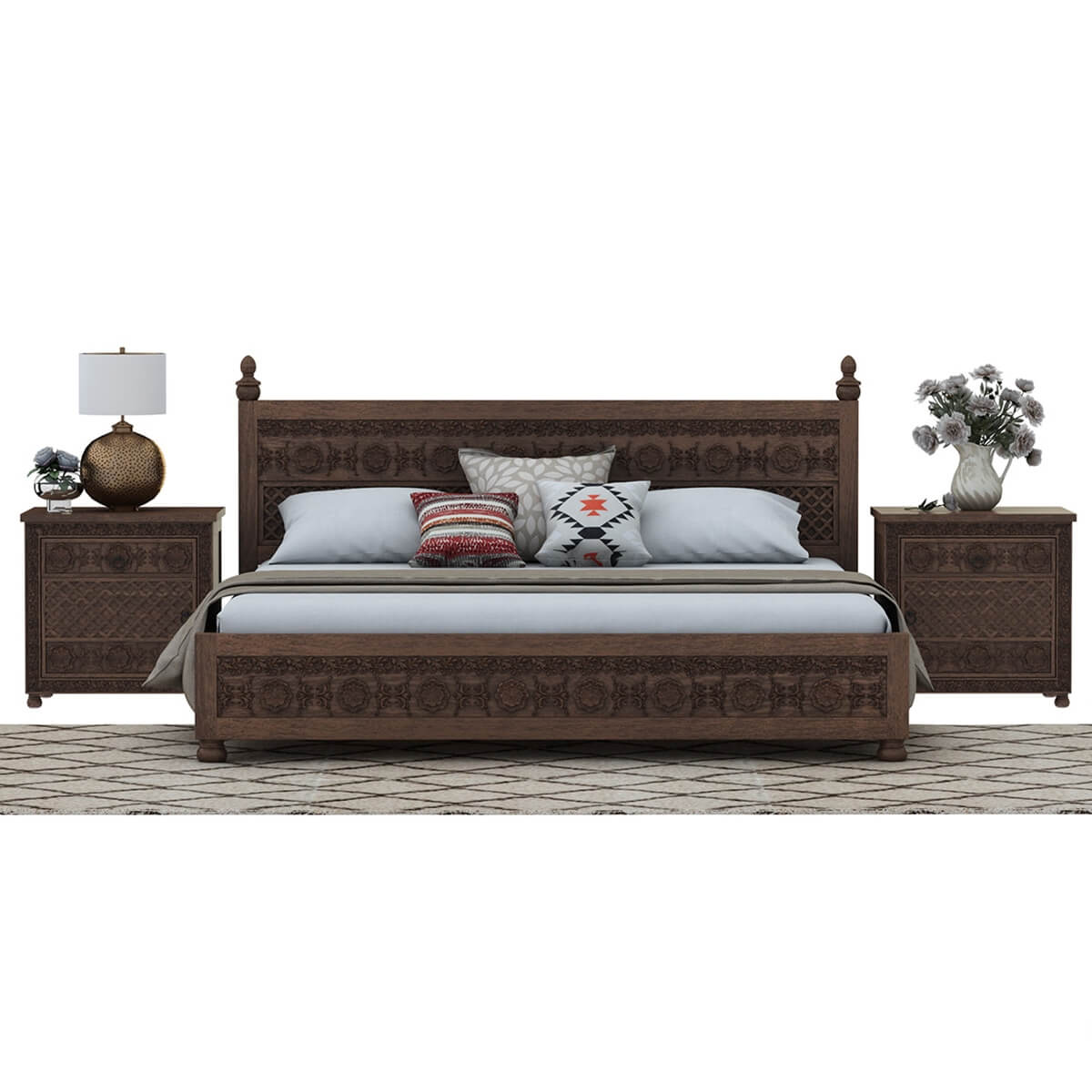 Hagnis Bed - Ramgarh Crafts