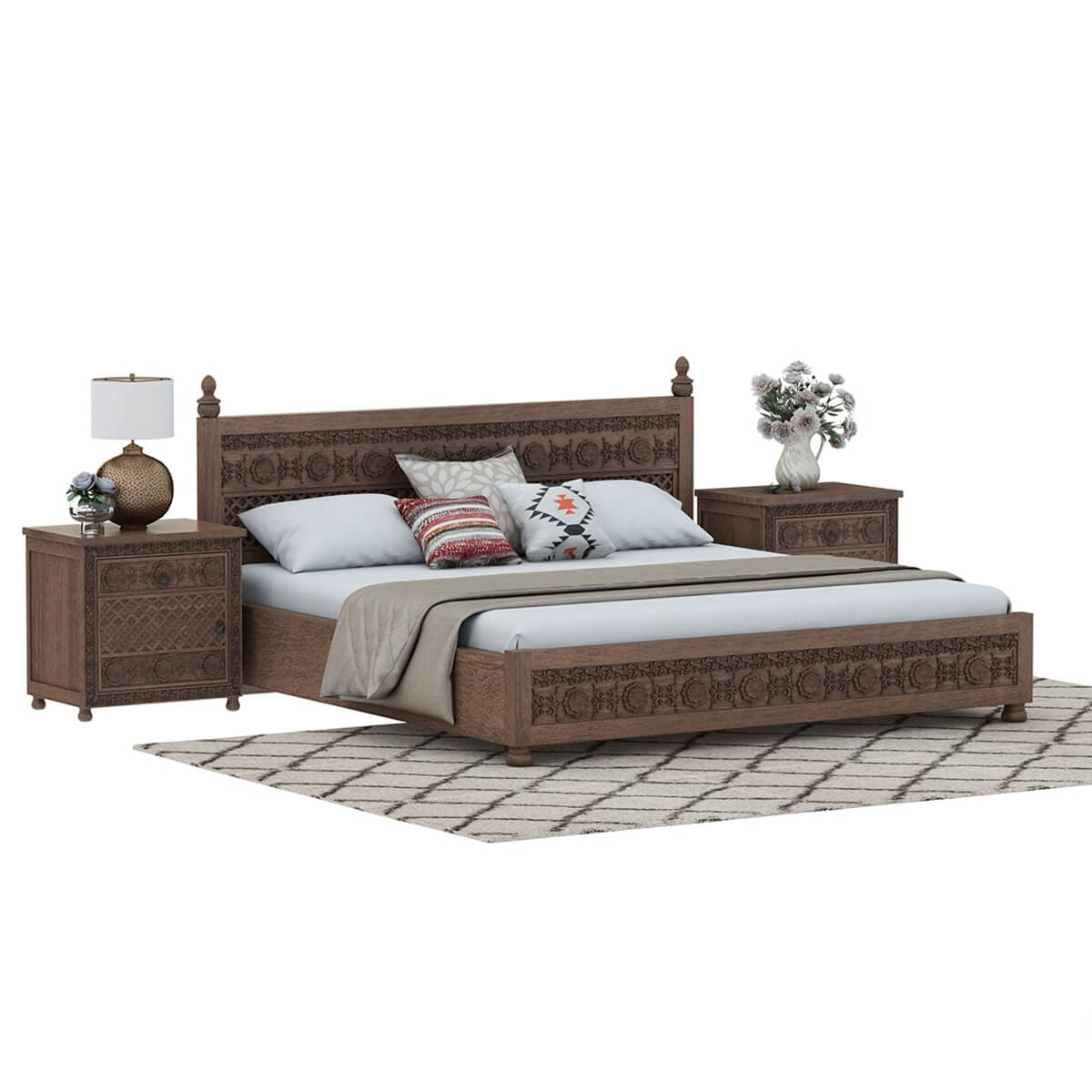 Hagnis Bed - Ramgarh Crafts
