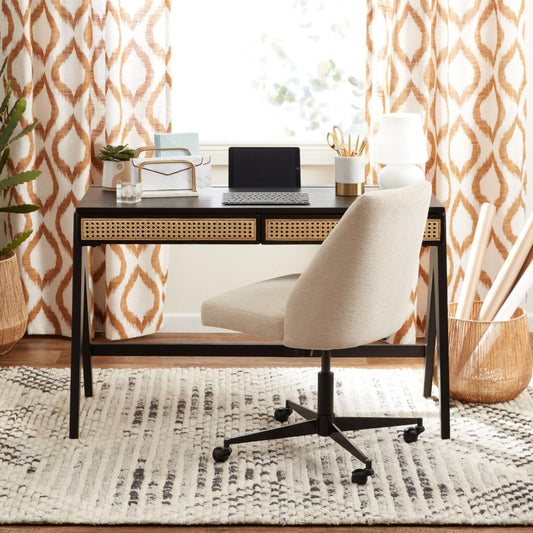 Rattan Study Desk - Ramgarh Crafts