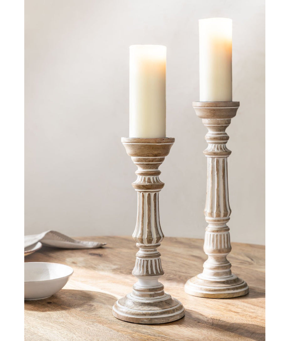 Set Of 2 Barbarian Candle Holder - Ramgarh Crafts