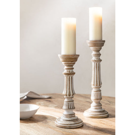 Set Of 2 Barbarian Candle Holder - Ramgarh Crafts