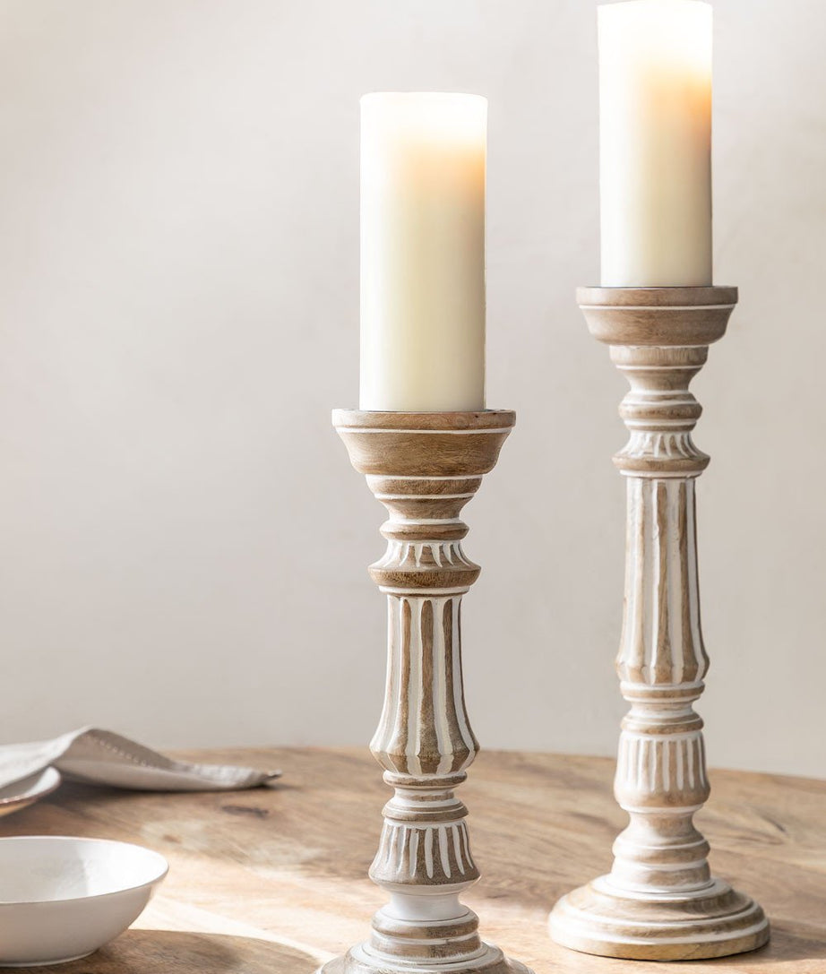 Set Of 2 Barbarian Candle Holder - Ramgarh Crafts