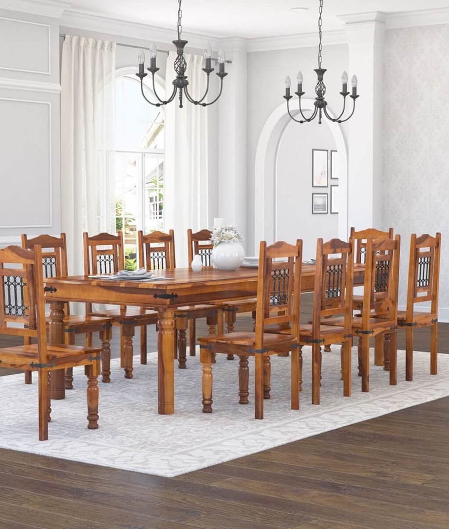 Spain Jali Dining Set 10 Seater - Ramgarh Crafts