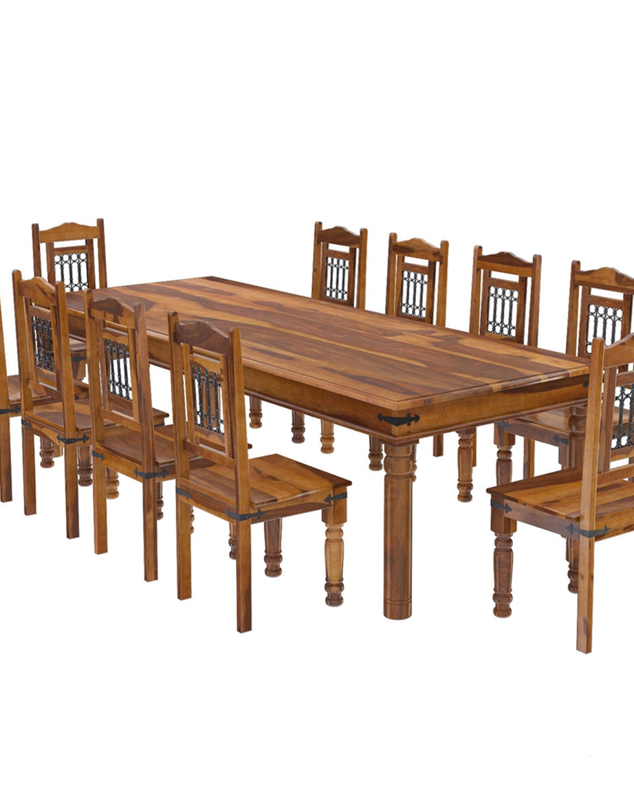 Spain Jali Dining Set 10 Seater - Ramgarh Crafts