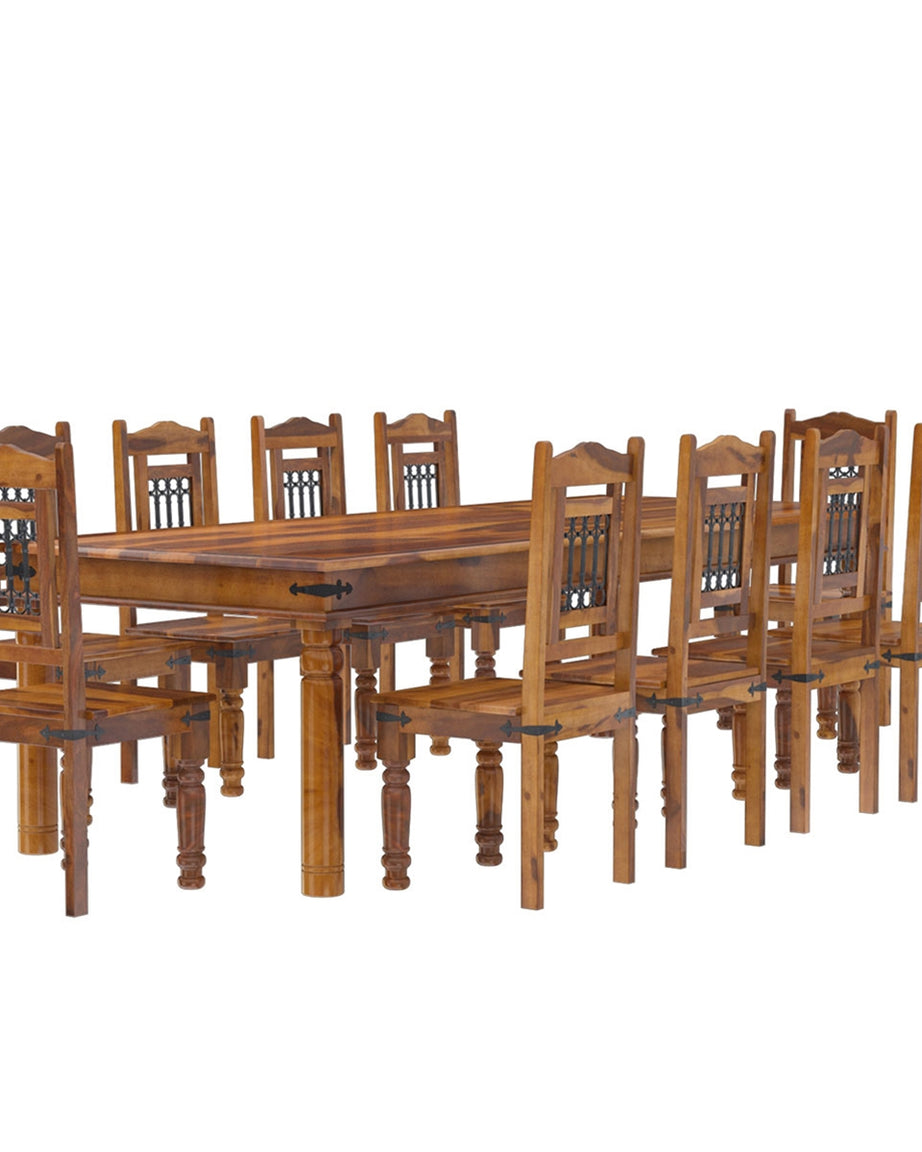 Spain Jali Dining Set 10 Seater - Ramgarh Crafts