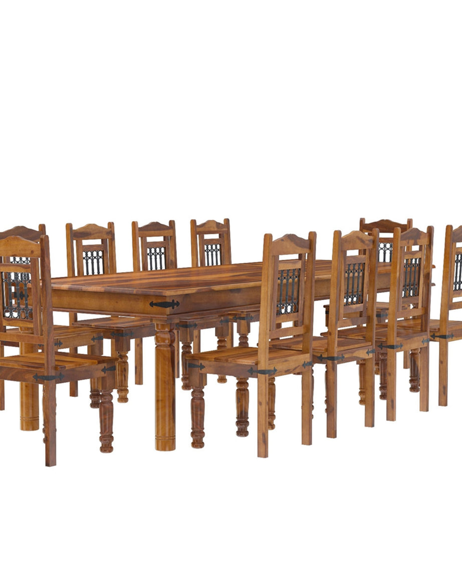 Spain Jali Dining Set 10 Seater - Ramgarh Crafts