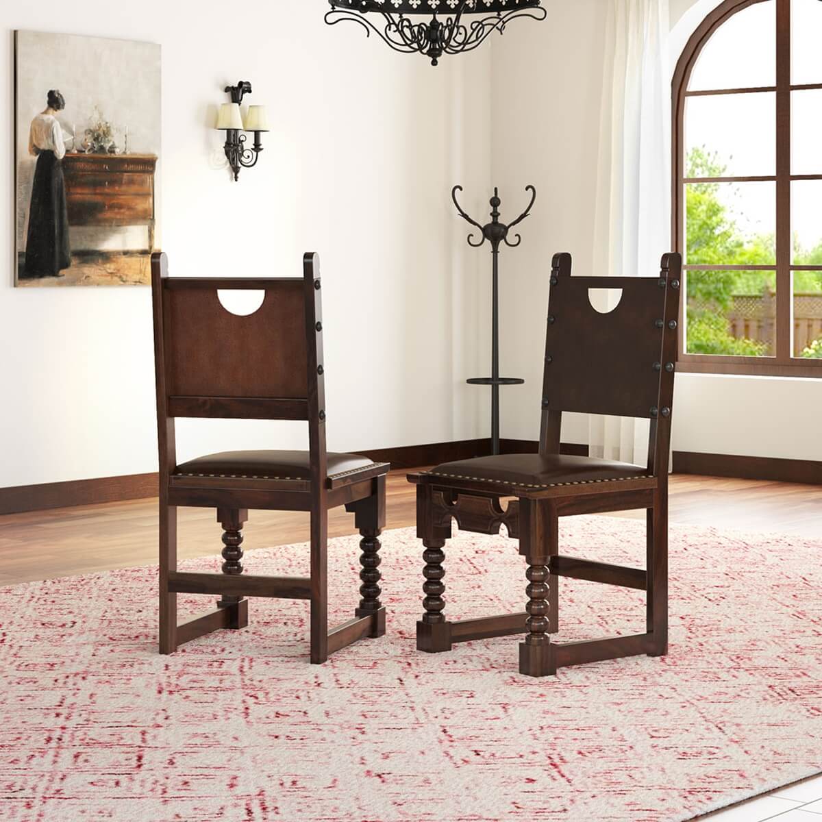 Traditional Dining Chair Set Of 2 - Ramgarh Crafts